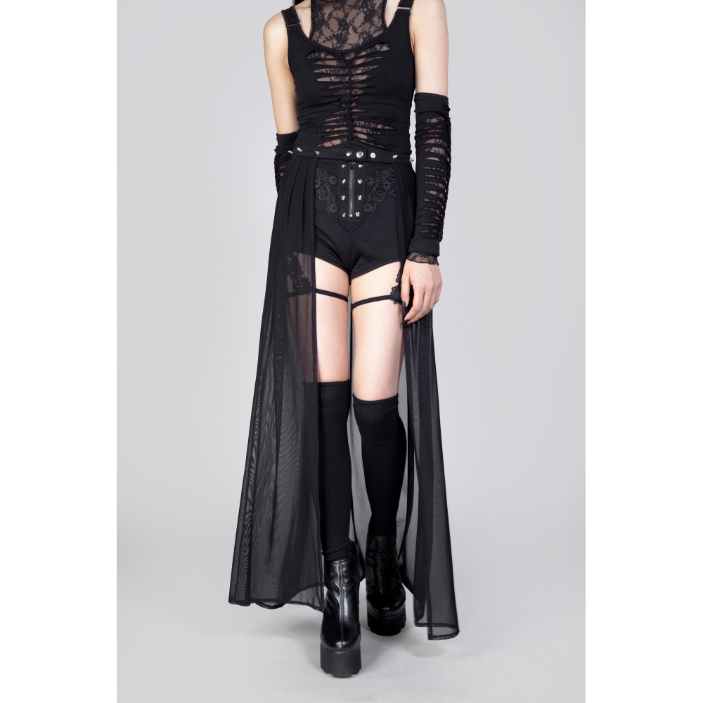 RNG - Ghostess Long skirt - Black